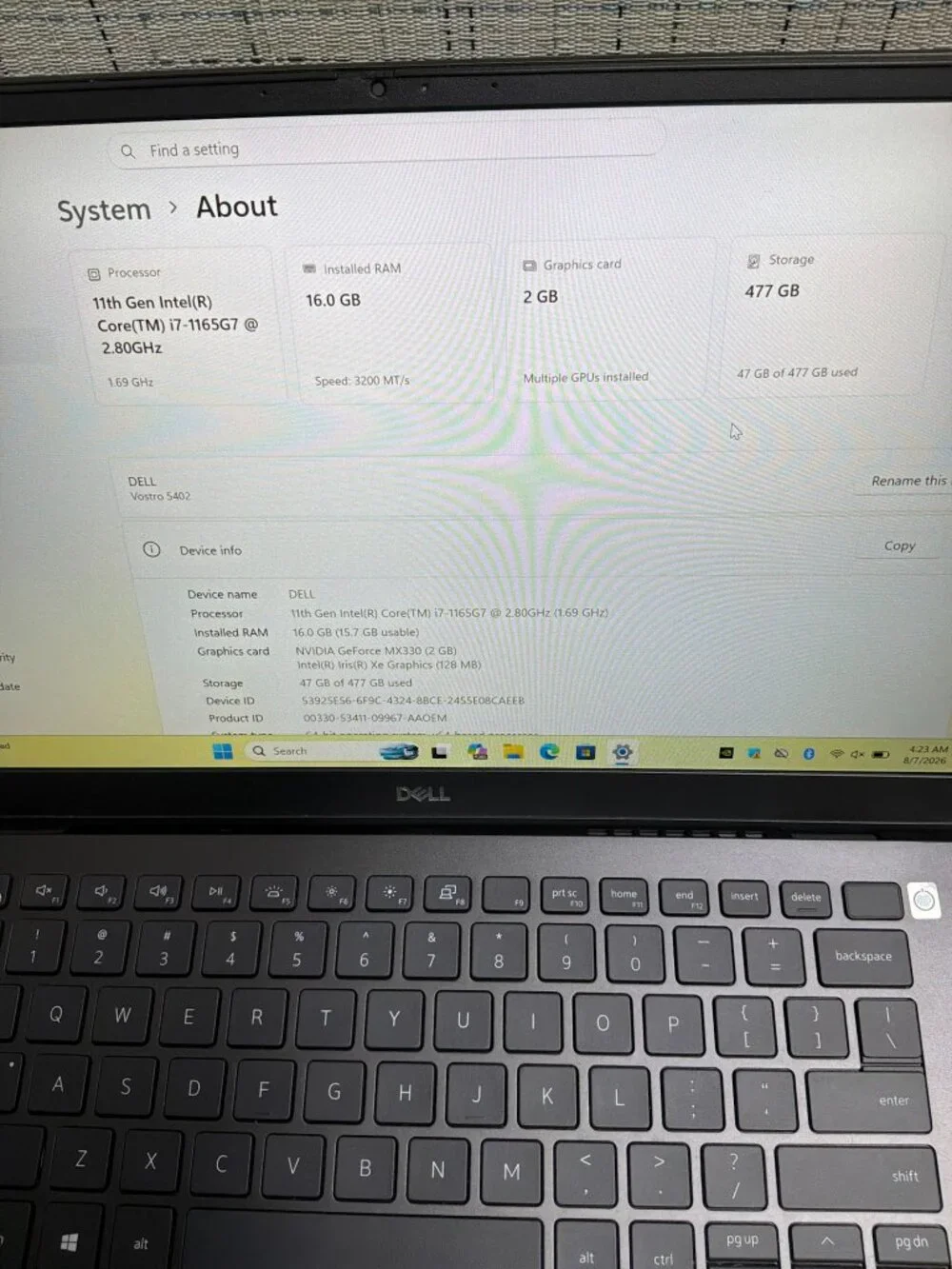 Dell vostro 5402